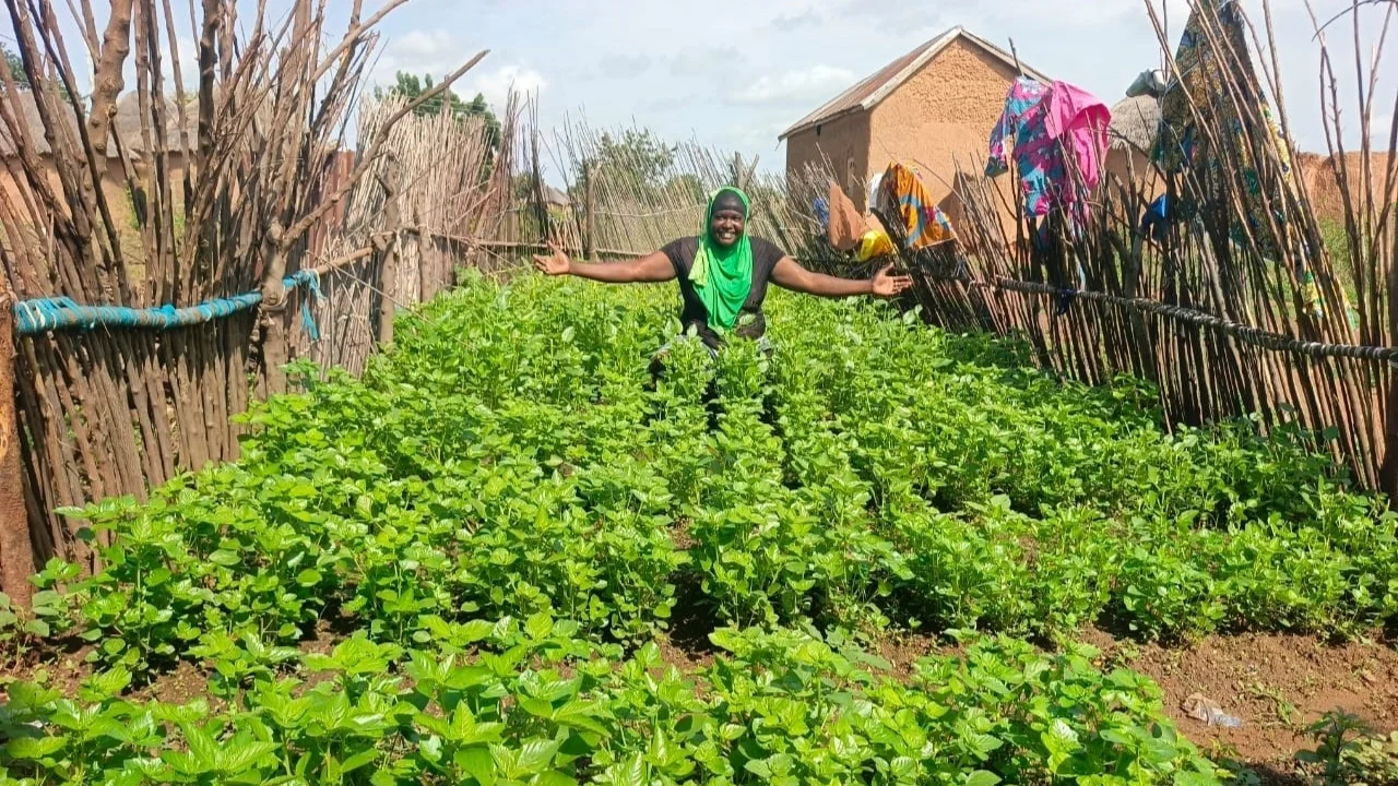 Murijana in her nutri-garden